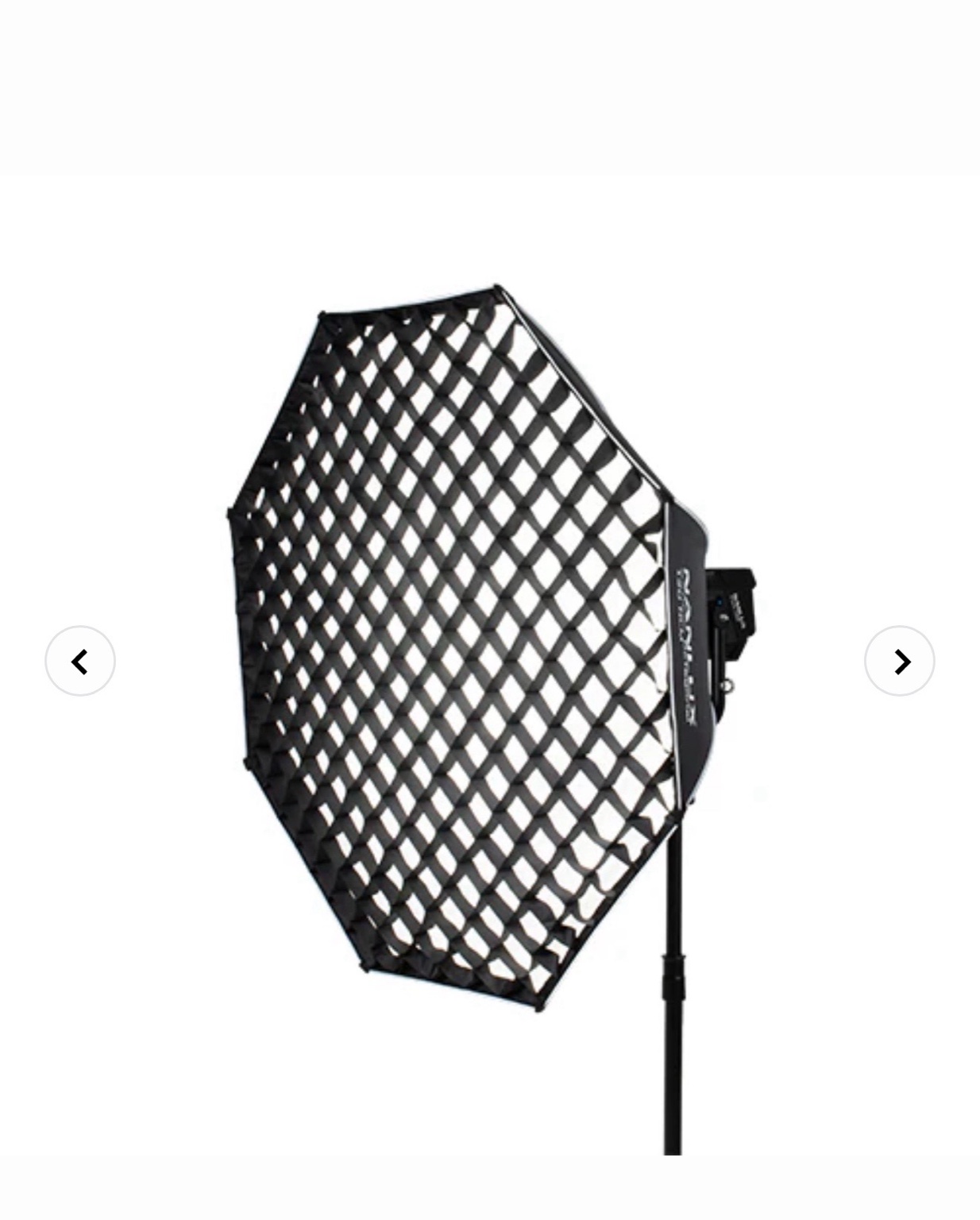 Deep octa softbox with grid